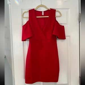 Cold Shoulder Mini Dress